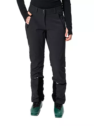VAUDE | Pantaloni softshell da turismo Larice da donna | schwarz
